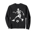 Halloween Skeleton Playing Sweatshirt - Custom Art Print Men Women