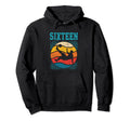 16Th Birthday Soccer 16 Years Old Hoodie - Aesthetic Graphic Unisex