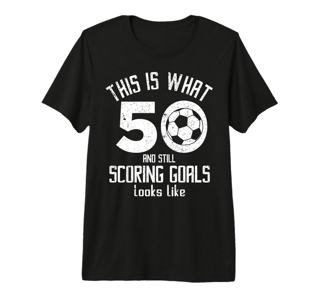 Funny Soccer 50Th Birthday 50 Years Old T-Shirt - Graphic Print Unisex