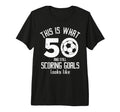 Funny Soccer 50Th Birthday 50 Years Old T-Shirt - Graphic Print Unisex