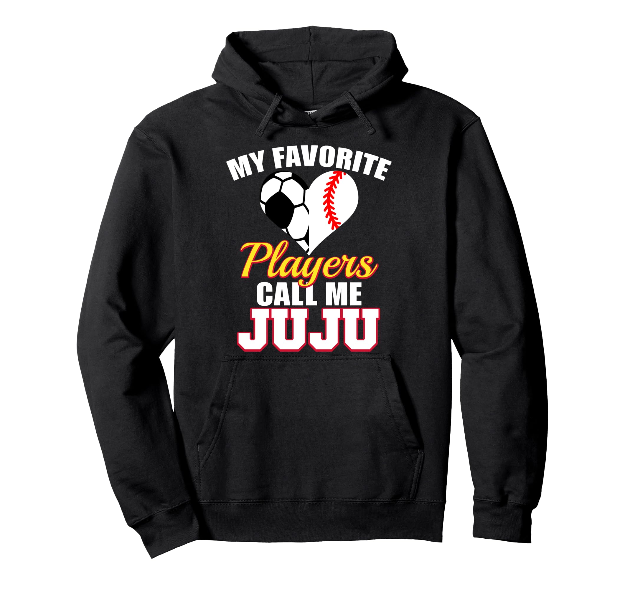 My Favorite Soccer Baseball Players Hoodie - Fun Novelty Design for Adults