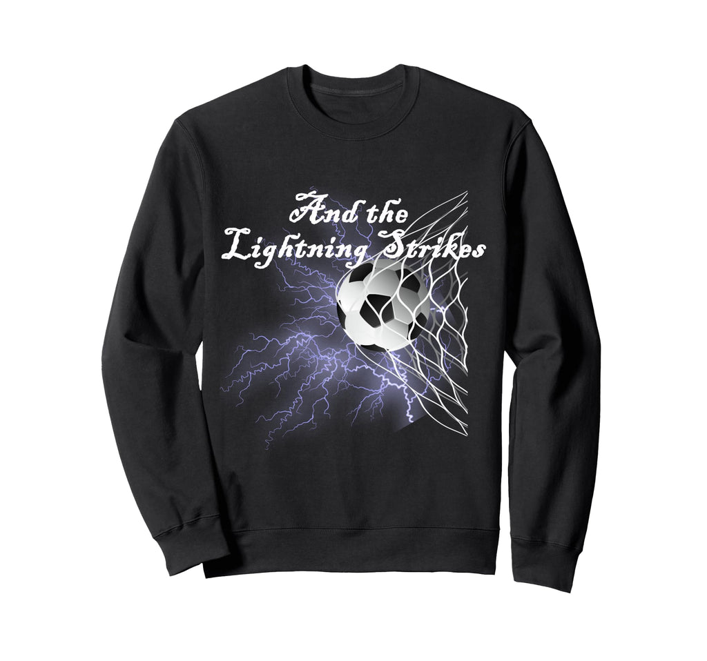 Thunderbolts Volleyball Soccer Sweatshirt - Unique Graphic Men Women