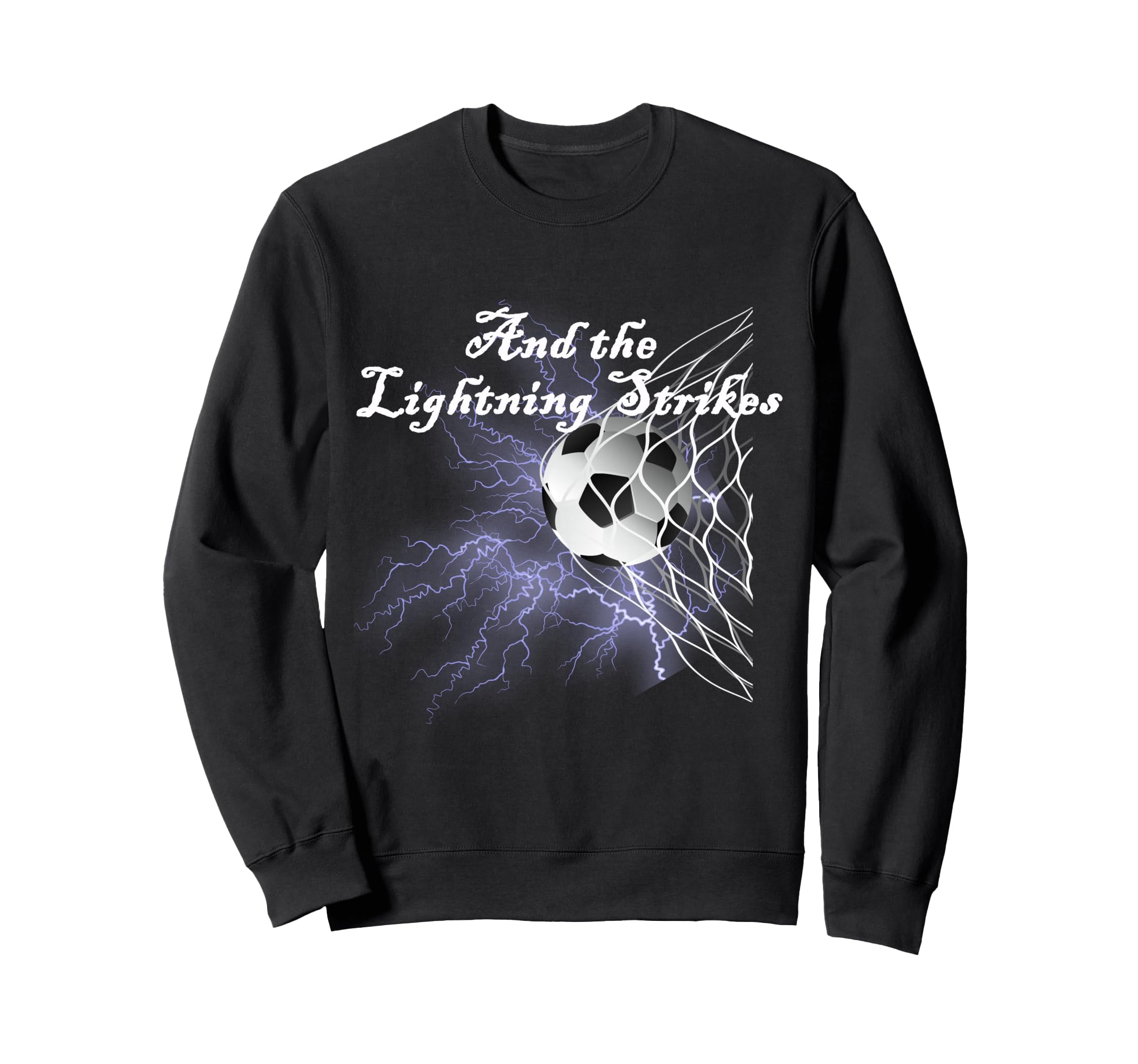 Thunderbolts Volleyball Soccer Sweatshirt - Unique Graphic Men Women
