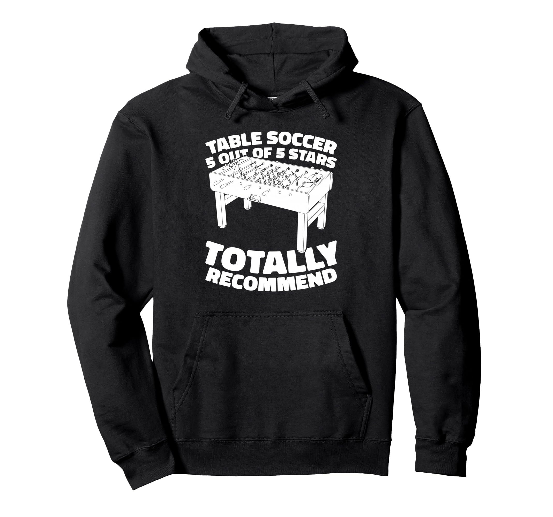 Foosball Kicker Table Soccer Hoodie - Novelty Apparel Unisex