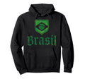 Brazil Gift Flag Brazilian Fan Hoodie - Casual Everyday Wear for Adults