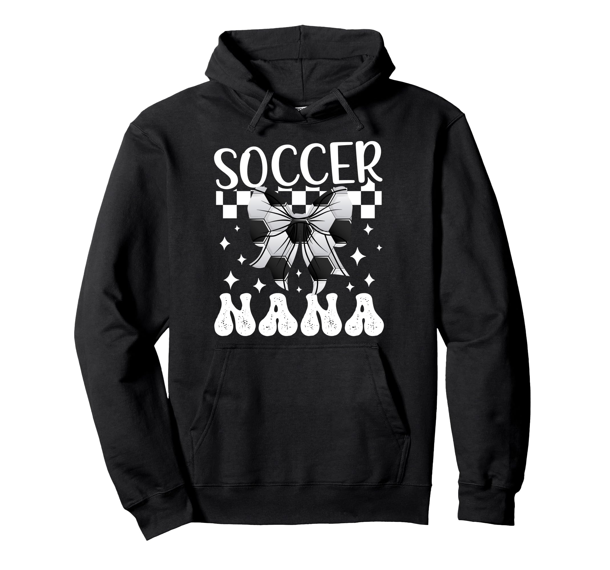 Soccer Nana Coquette Nana Soccer Player Hoodie - Fun Novelty Design Unisex