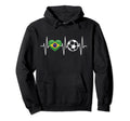 Brazil Soccer Funny Soccer Fan Hoodie - Fun Novelty Design for Adults