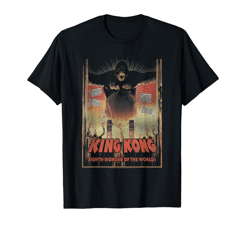 King Kong Eighth Wonder World T-Shirt - Graphic Print for Adults