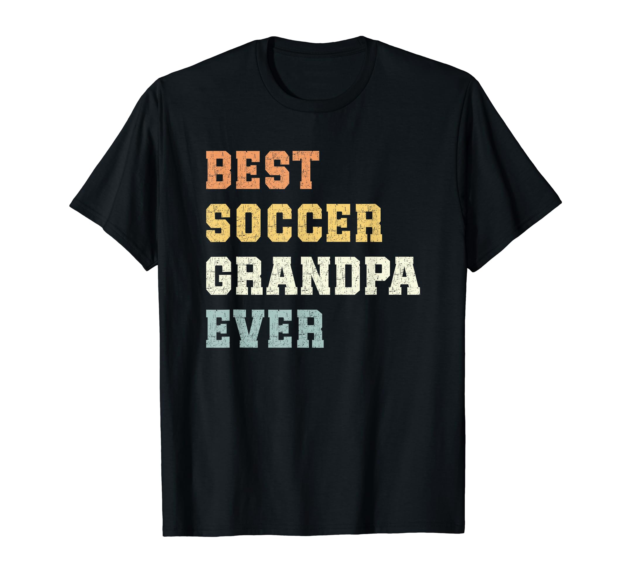 Best Soccer Grandpa Ever Fathers Day T-Shirt - Streetwear Style Unisex