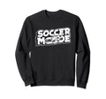 Soccer Mode Futbol Fu Ball Goal Sweatshirt - Aesthetic Graphic Unisex