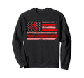 Proud Soccer Grandpa Usa Flag Sweatshirt - Fun Novelty Design Unisex