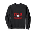 Fear Keeper Funny Sayings Soccer Sweatshirt - Minimalist Print Men Women