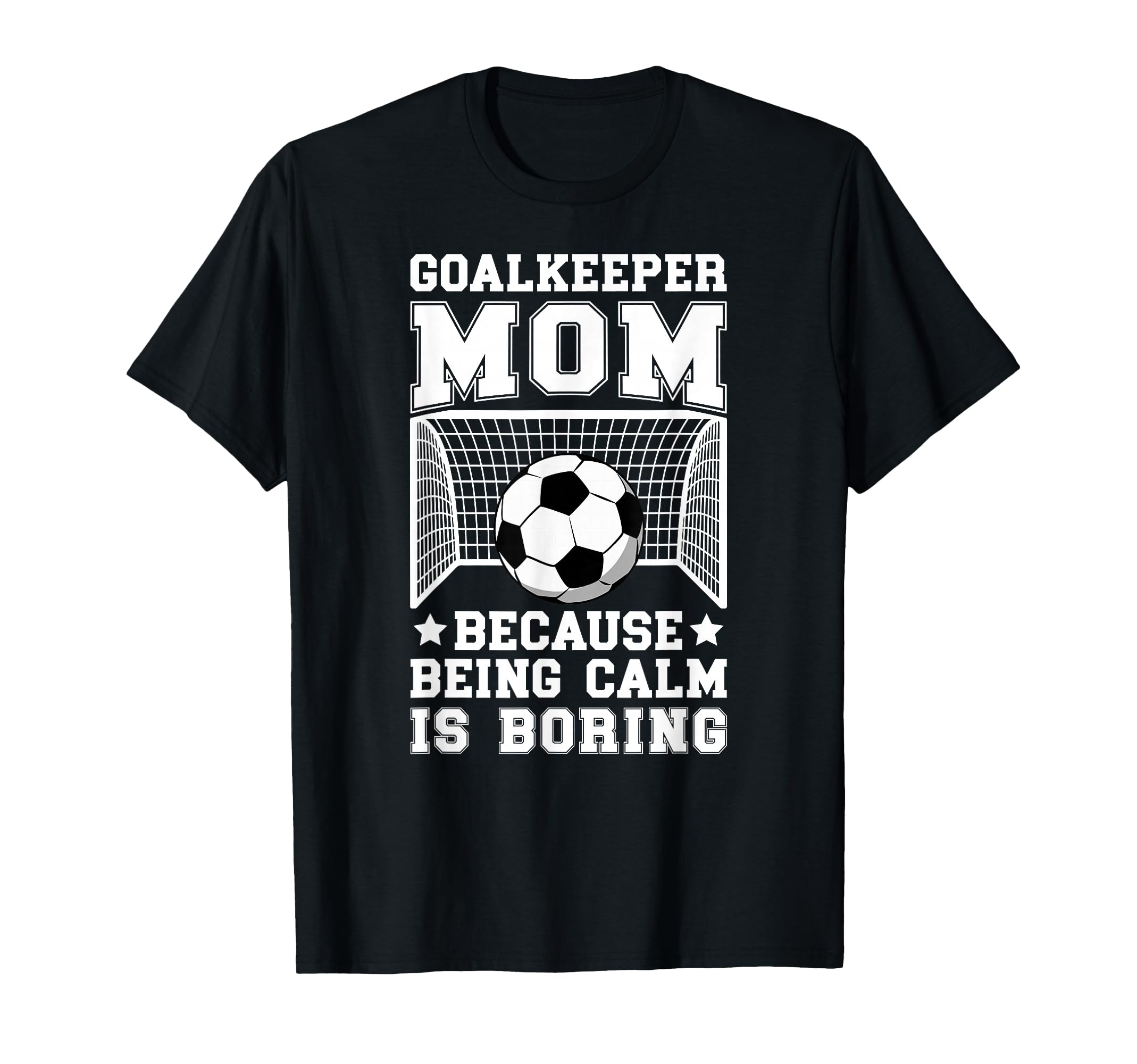 Funny Soccer Goalkeeper Mom Soccer T-Shirt - Minimalist Print Unisex