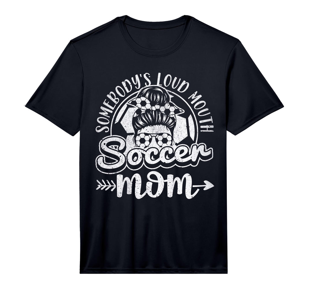 Mens Somebodys Loud Mouth Soccer Mom T-Shirt - Streetwear Style for Adults