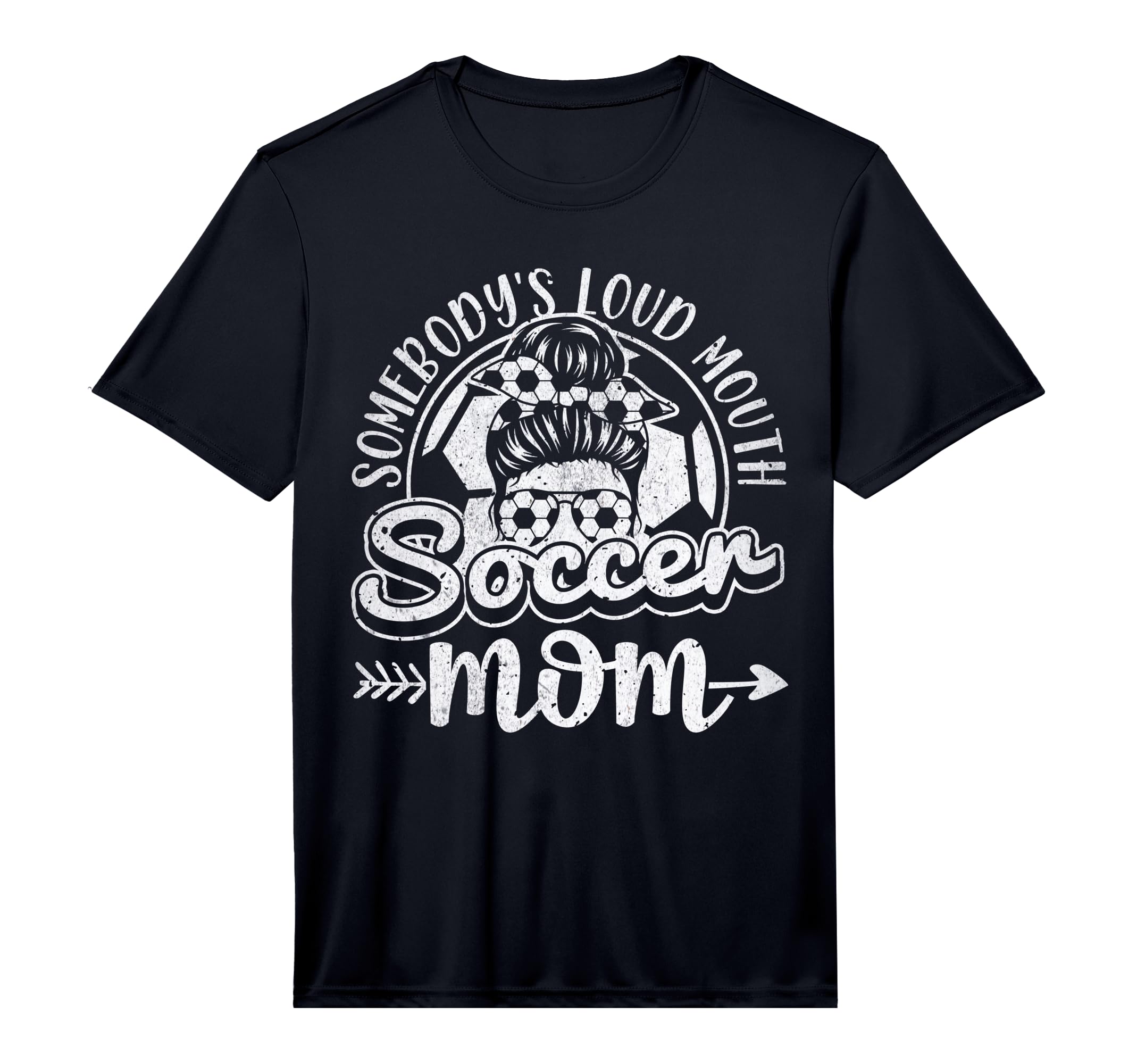 Mens Somebodys Loud Mouth Soccer Mom T-Shirt - Streetwear Style for Adults