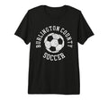 Burlington County Soccer T-Shirt - Fun Novelty Design for Adults