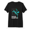 Soccer Champion Tri Blend T-Shirt - Custom Art Print Unisex