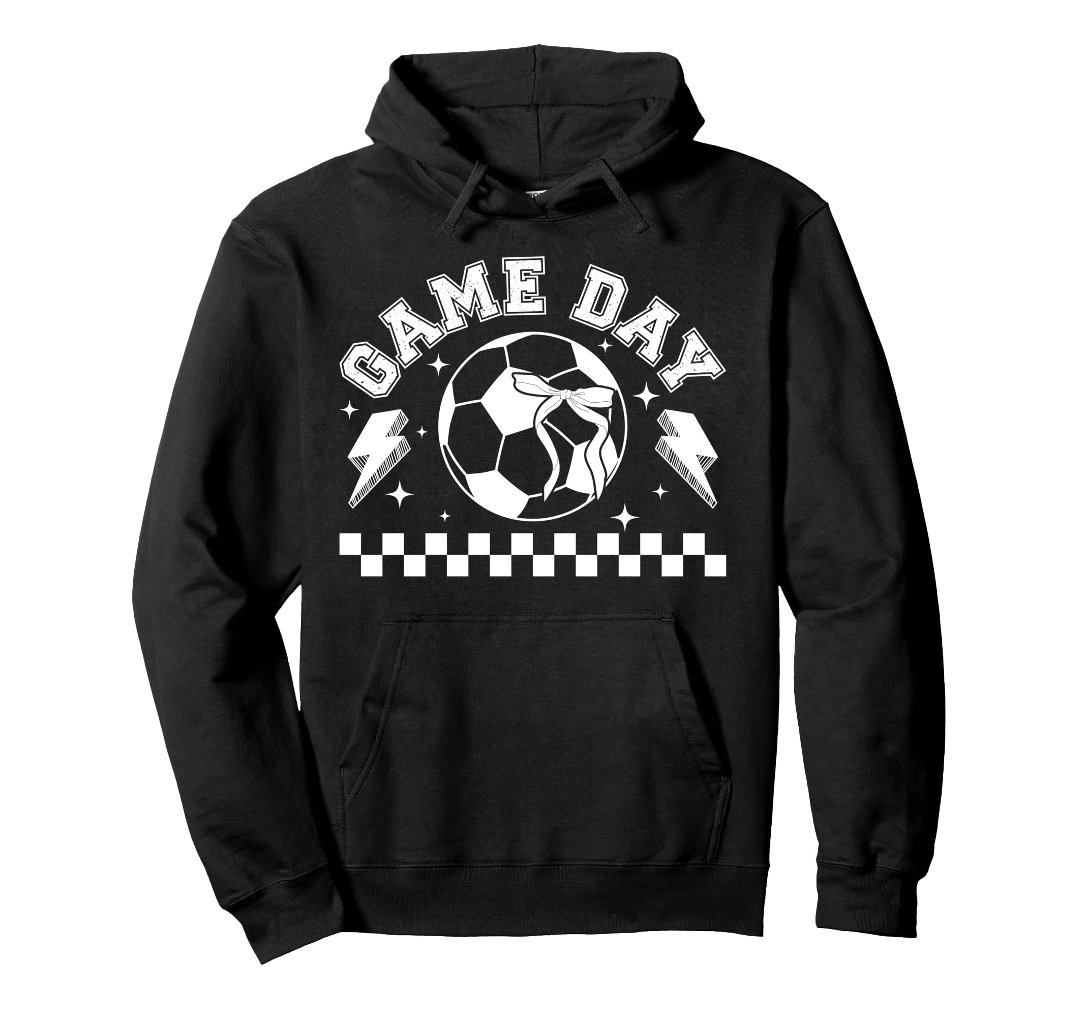 Soccer Game Day Coquette Game Day Hoodie - Casual Everyday Wear Men Women