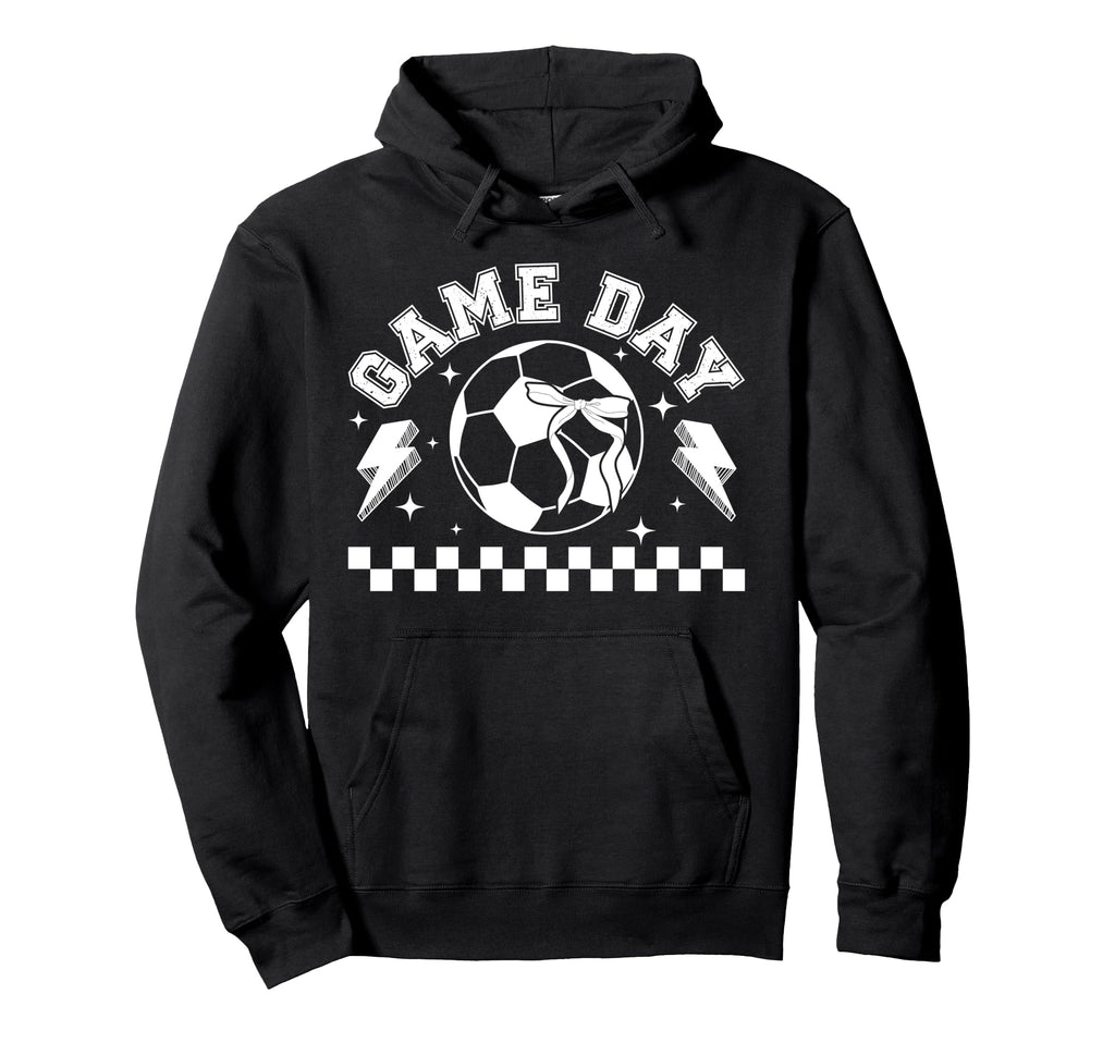 Soccer Game Day Coquette Game Day Hoodie - Custom Art Print for Adults