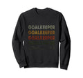 Love Heart Goalkeeper Grunge Black Sweatshirt - Trendy Graphic Men Women