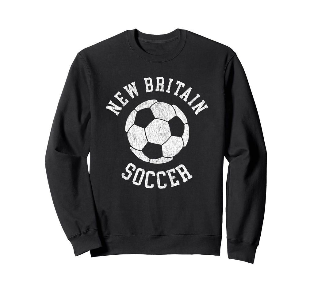 New Britain Soccer Distressed 90S Sweatshirt - Streetwear Style for Adults