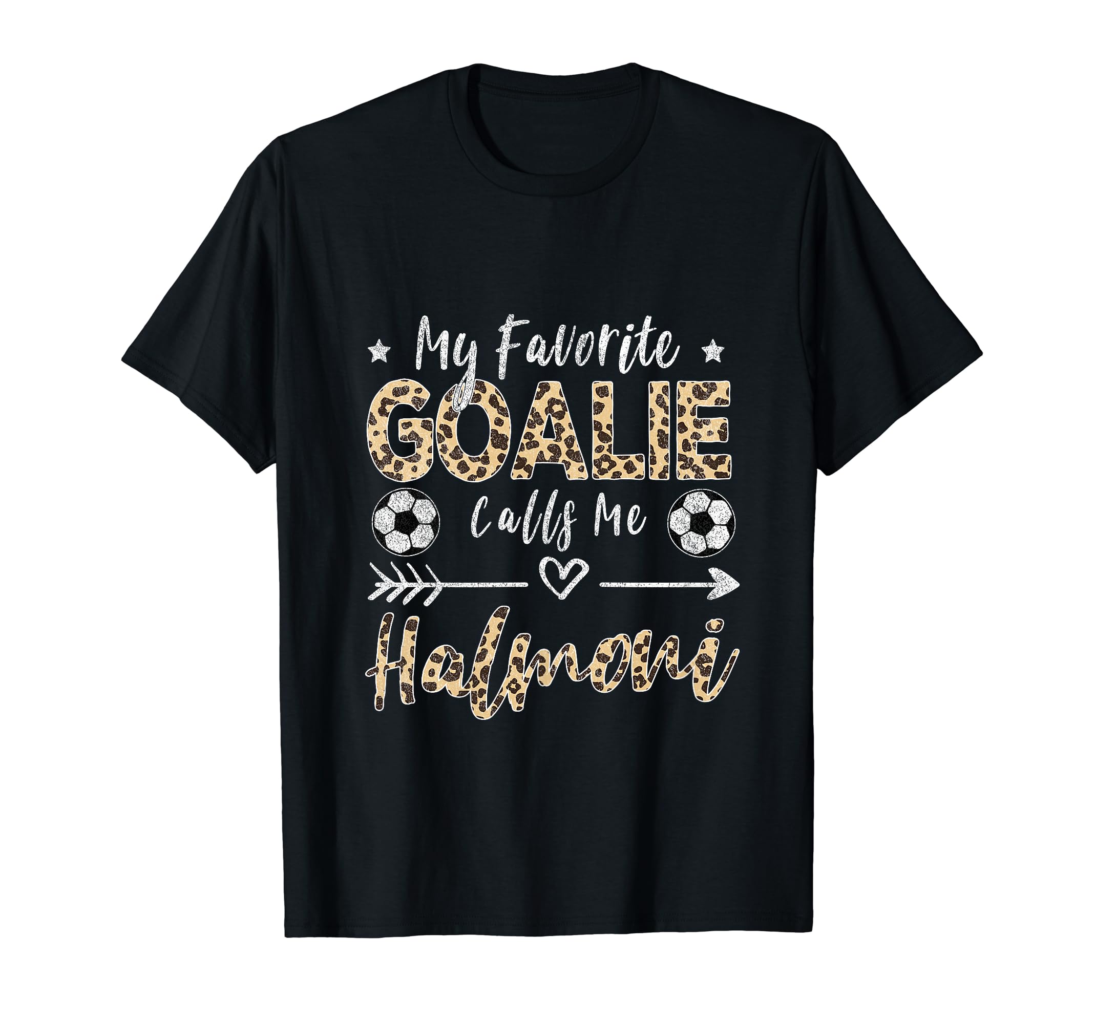 My Favorite Goalie Calls Me Halmoni T-Shirt - Graphic Print Men Women