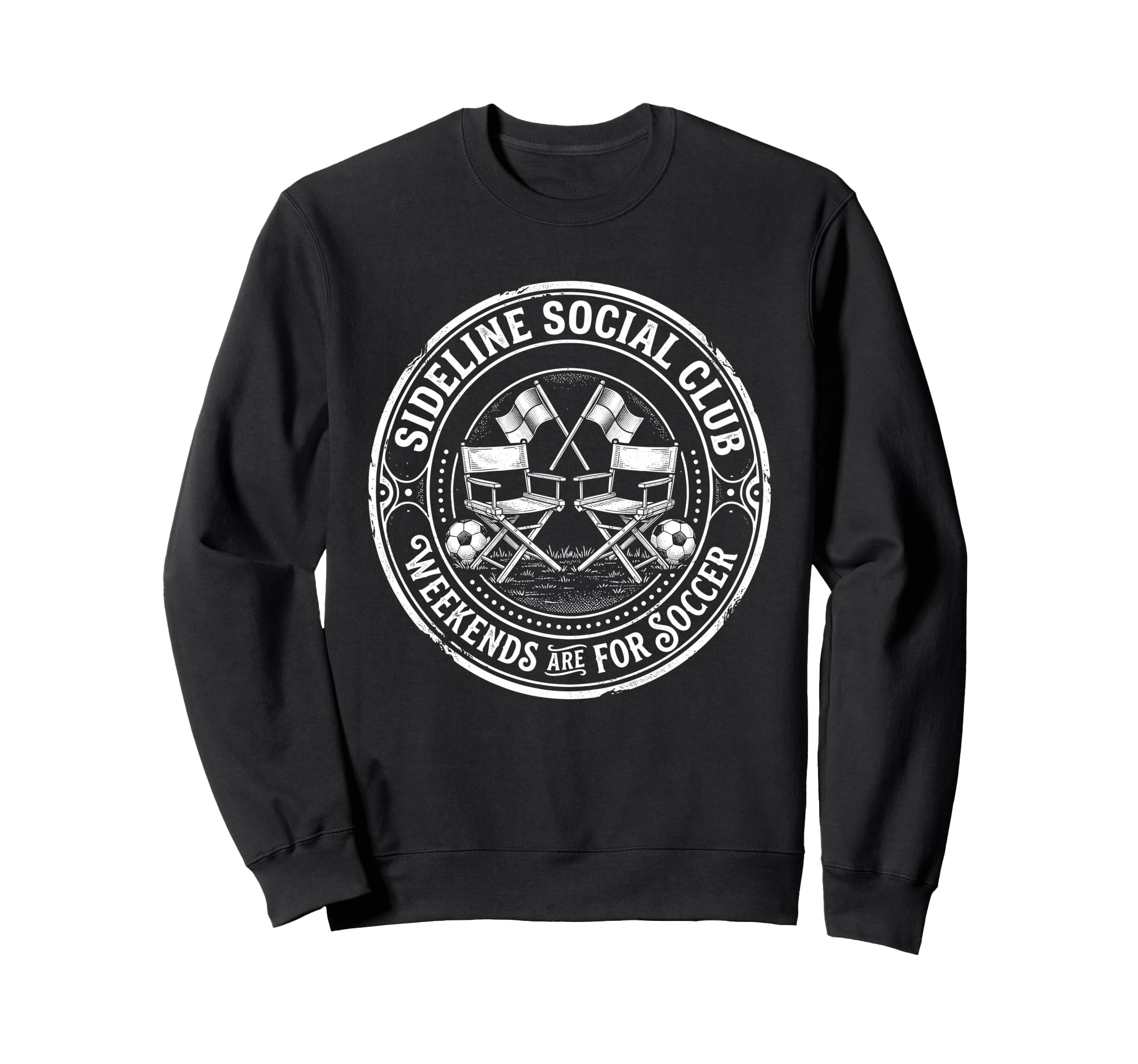 Sideline Social Club Weekends Are Sweatshirt - Novelty Apparel Unisex