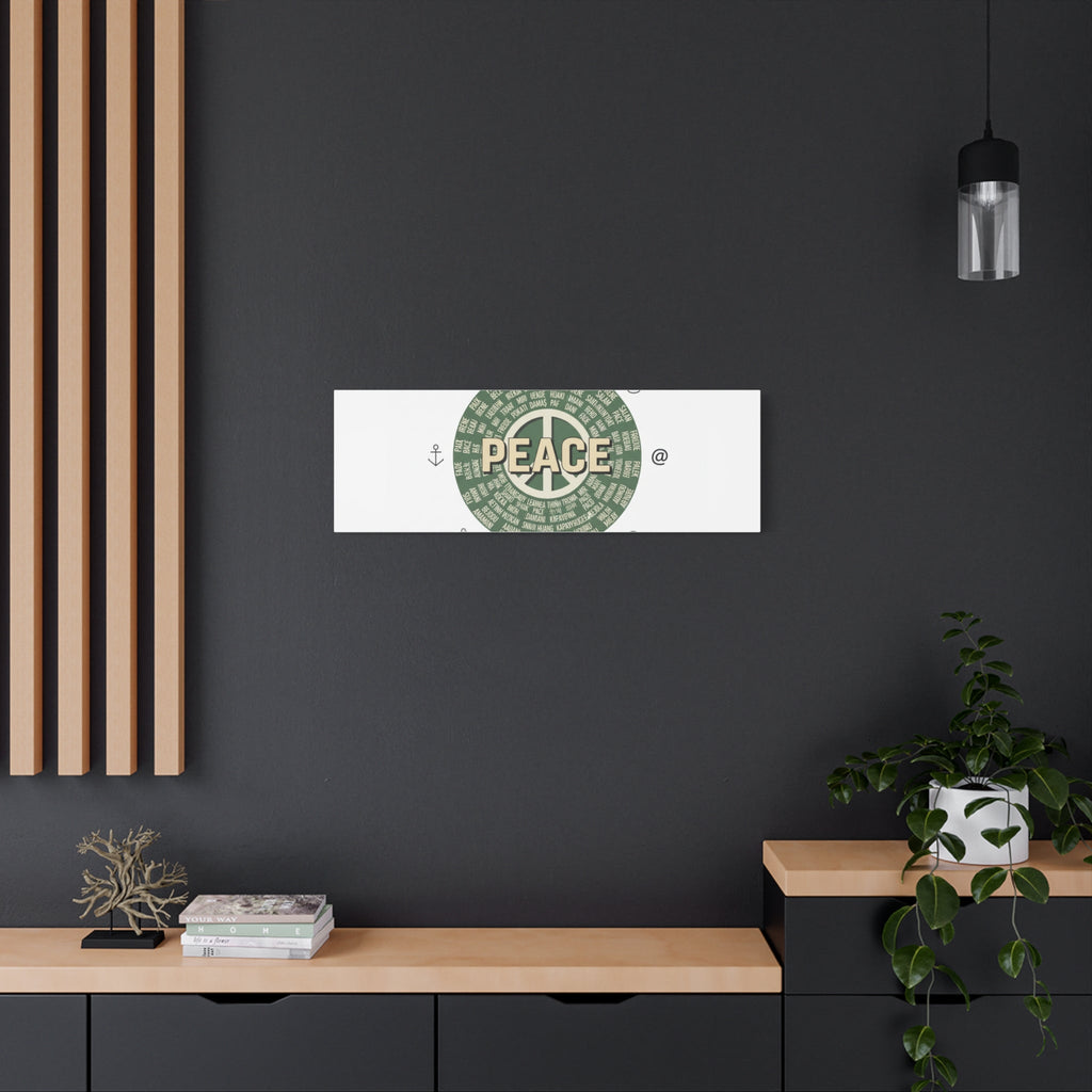 Peace doodle canvas | hand drawn sketch aesthetic, handwritten message