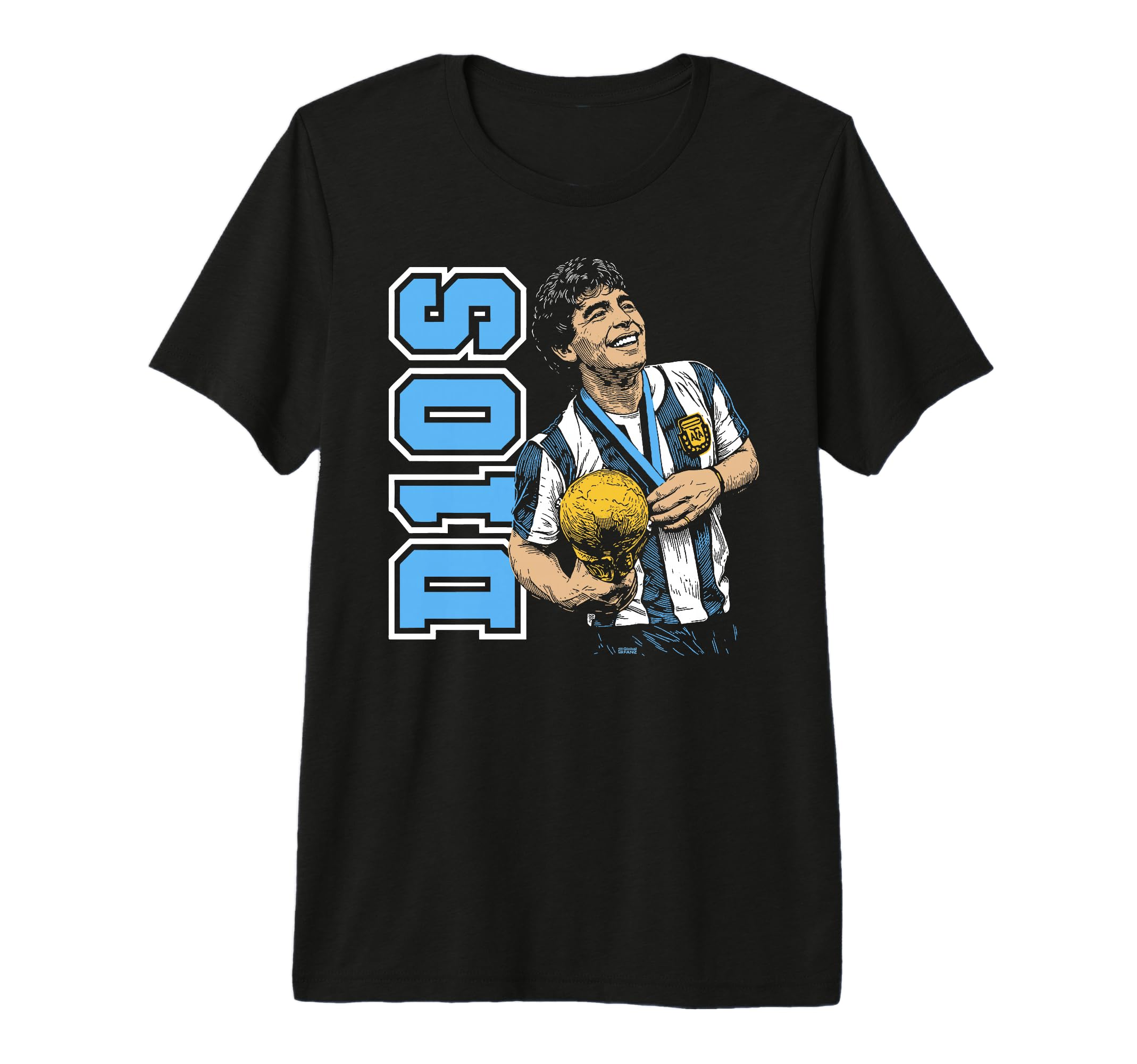 Diego Maradona D10S 1986 World T-Shirt - Minimalist Print Men Women