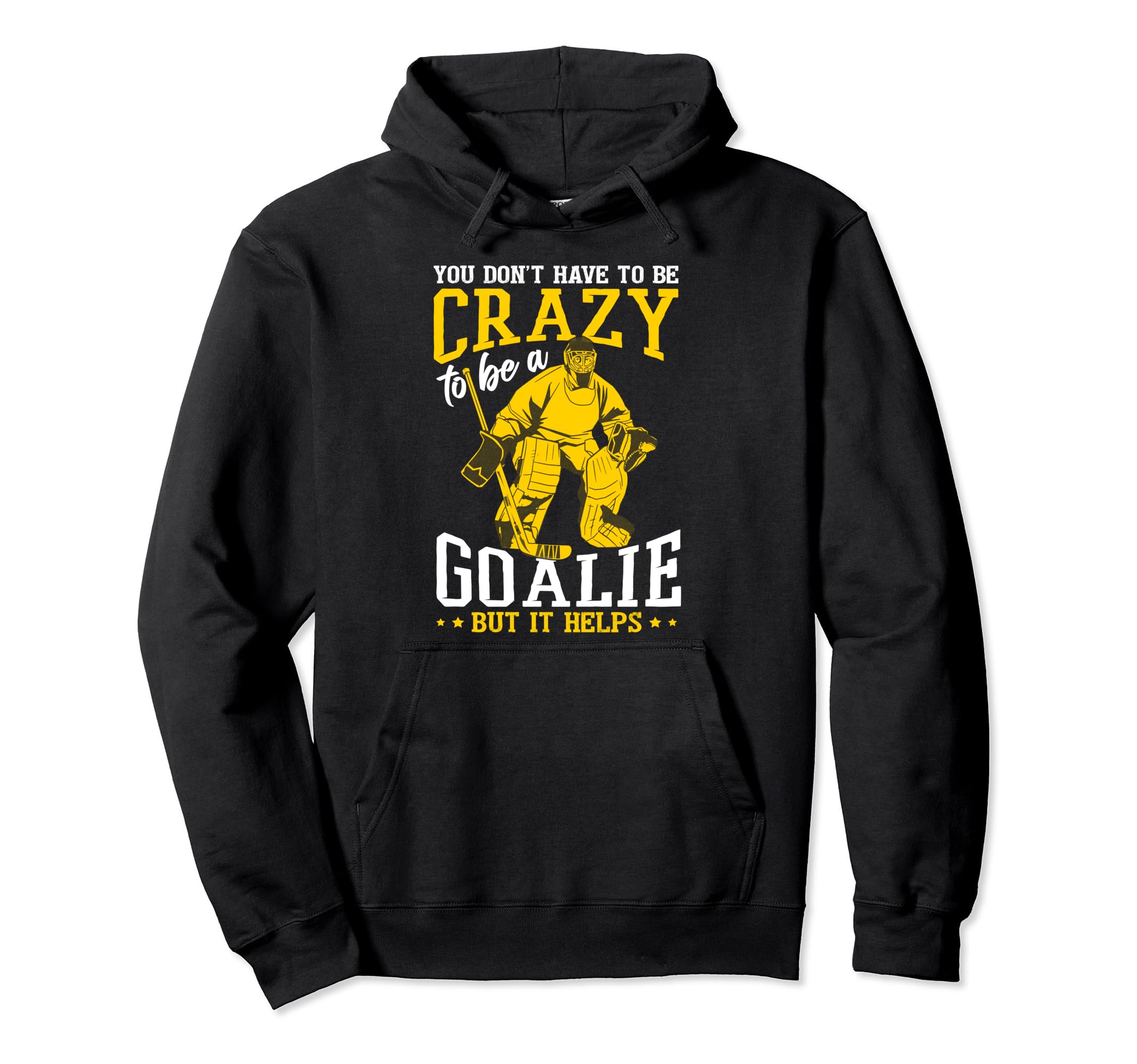 Funny Ice Hockey Player Ice Hockey Hoodie - Unique Graphic for Adults