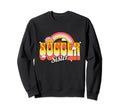 Soccer Sister Groovy Soccer Fan Sweatshirt - Unique Graphic for Adults