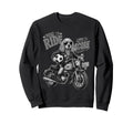 Cocker Spaniel Motorbike Love Sweatshirt - Fun Novelty Design Men Women
