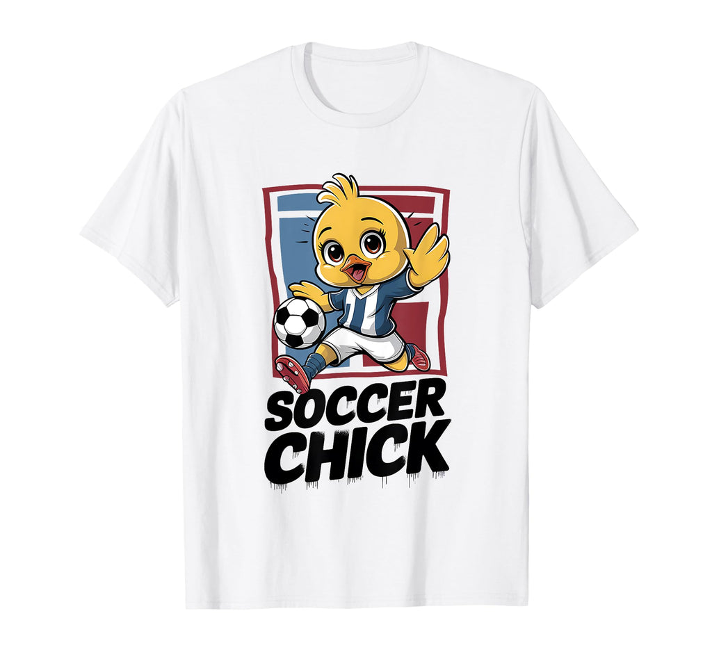 Soccer Chick Soccer Player Soccer T-Shirt - Streetwear Style for Adults