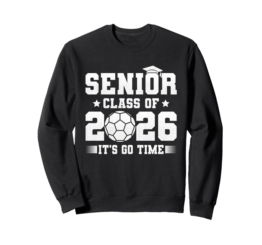 Senior Class 2026 Soccer Sweatshirt - Casual Everyday Wear for Adults
