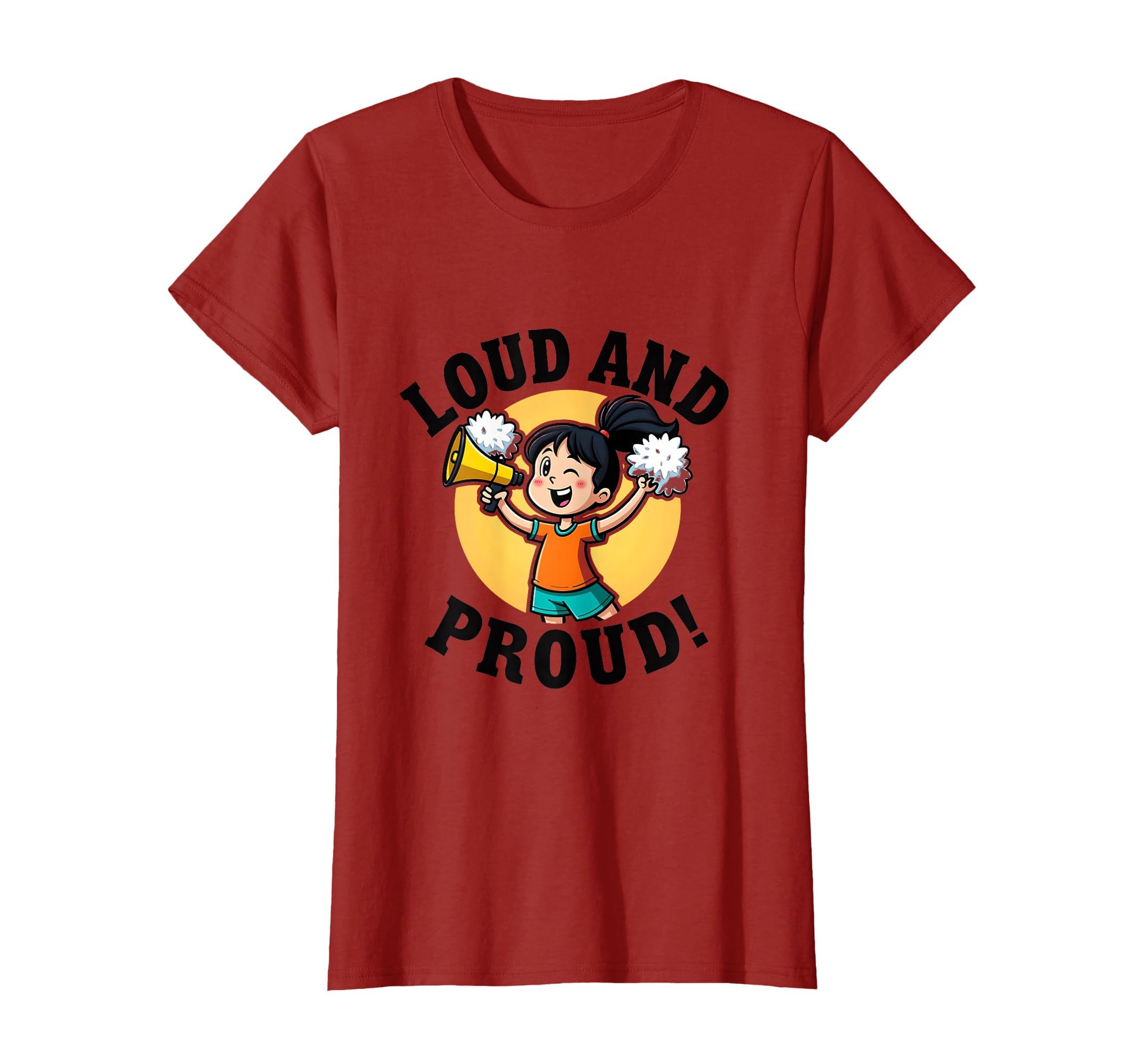 Loud And Proud Soccer Mom Womens T-Shirt - Custom Art Print Men Women