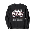 Ice Hockey Goalie Papaw Funny Ice Sweatshirt - Minimalist Print Unisex