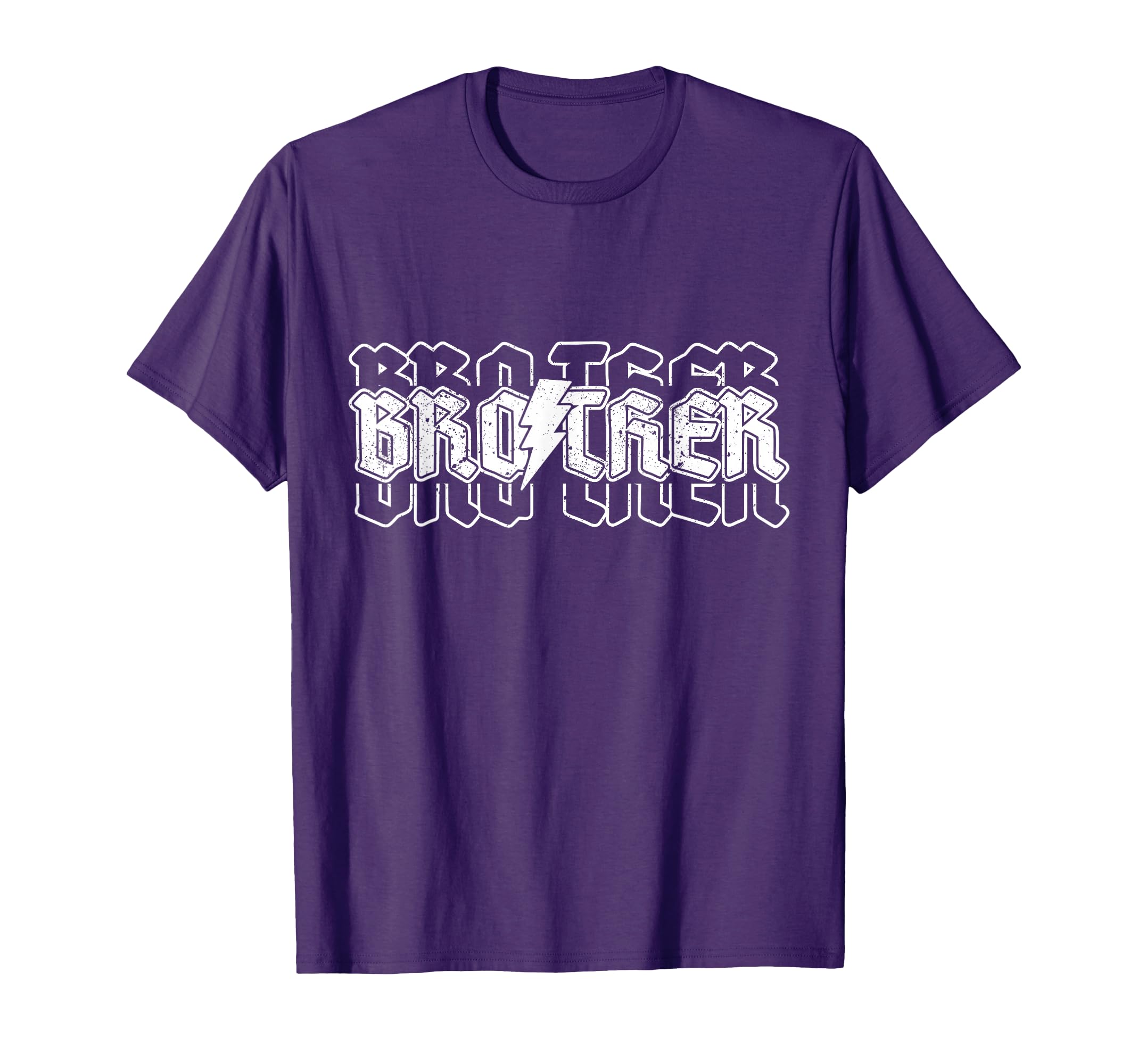 Checkered Brother Lightning Bolt T-Shirt - Aesthetic Graphic for Adults
