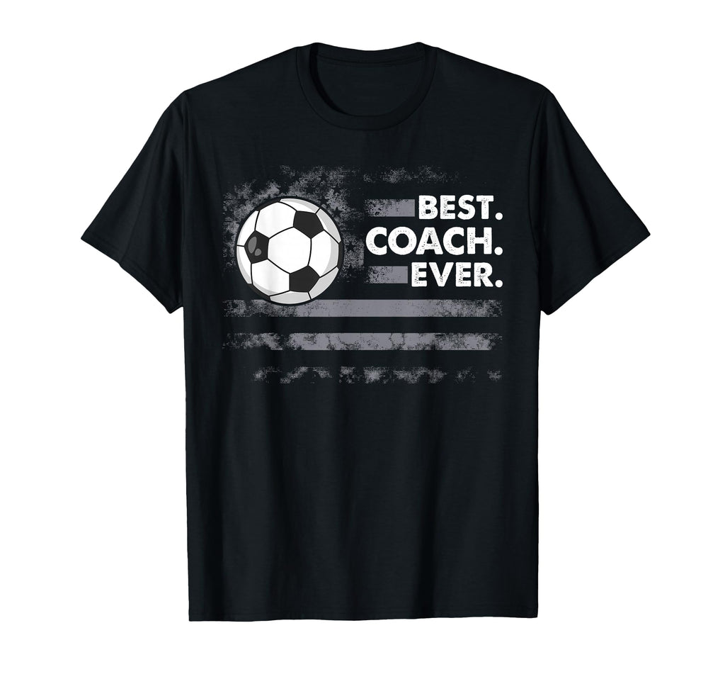Soccer Coach Best Coach Ever Soccer T-Shirt - Unique Graphic for Adults