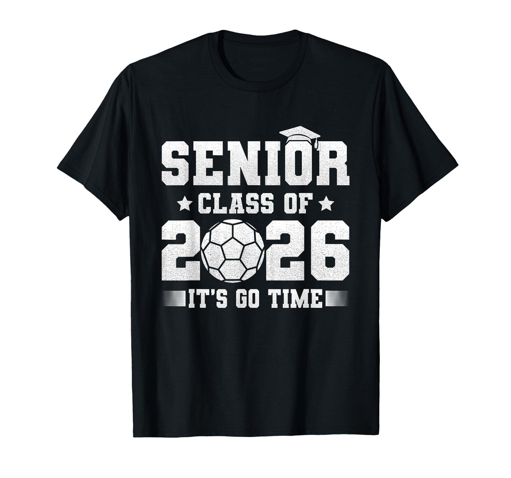 Senior Class 2026 Soccer Graduation T-Shirt - Trendy Graphic Unisex