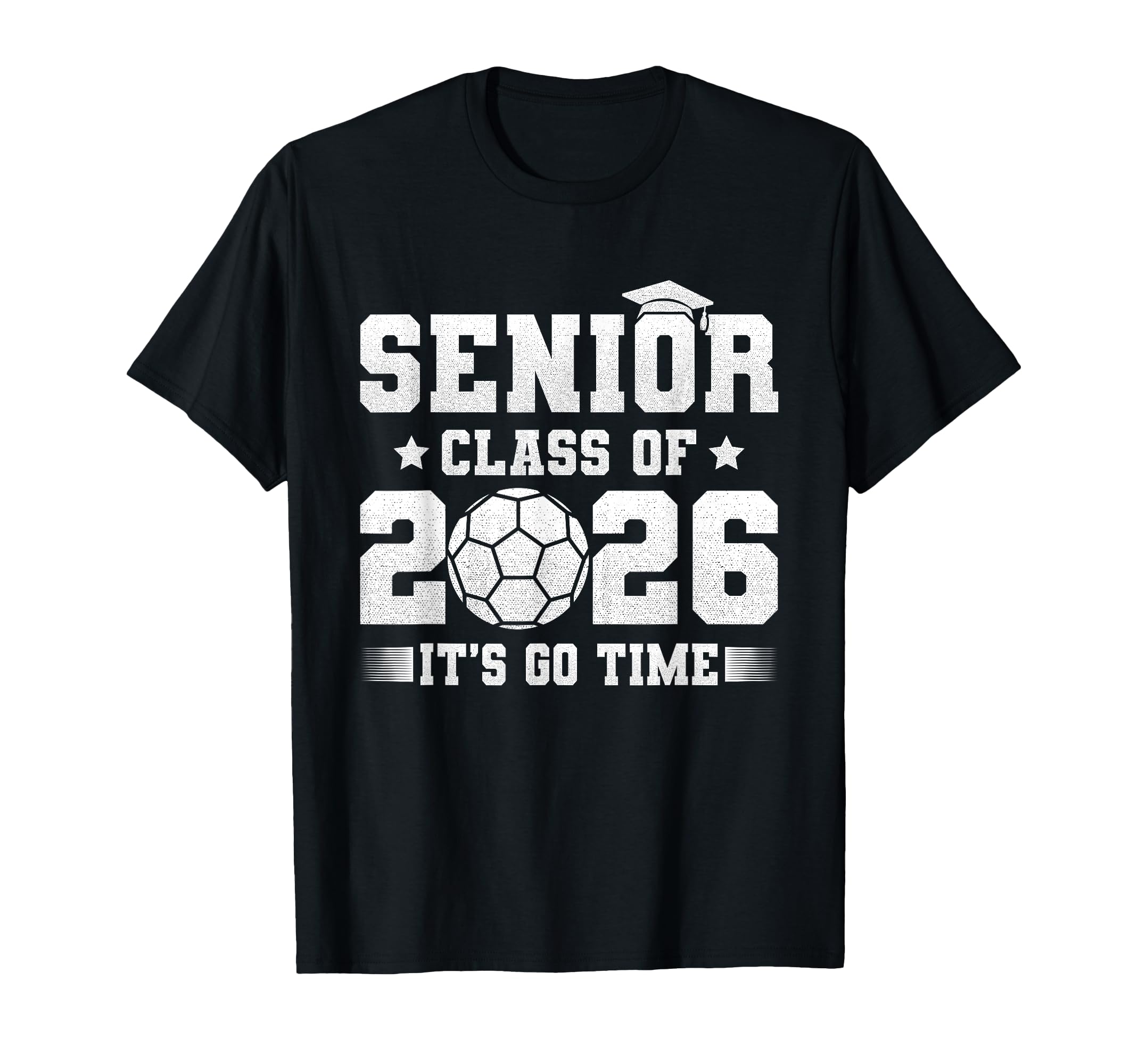 Senior Class 2026 Soccer Graduation T-Shirt - Trendy Graphic Unisex