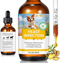 Yeast Infection Treatment for Dogs, Natural Yeast Infection Treatment Drops for Dog Itch Relief, Dog Allergy Relief, Dog Yeast Ear Infection Treatment, 2.02fl.oz