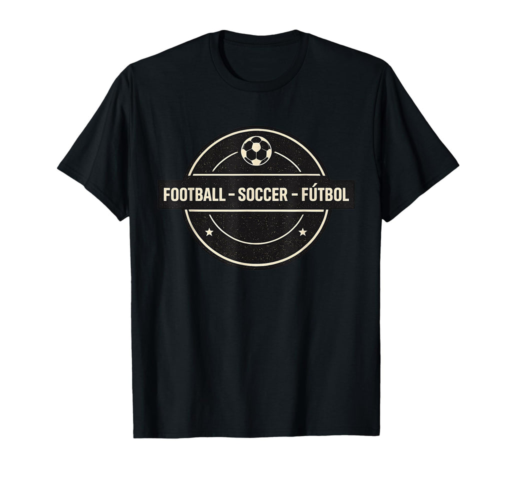 Football Soccer F Tbol Multilingual T-Shirt - Novelty Apparel for Adults
