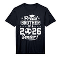 Mens Proud Brother 2026 Senior Soccer T-Shirt - Graphic Print for Adults