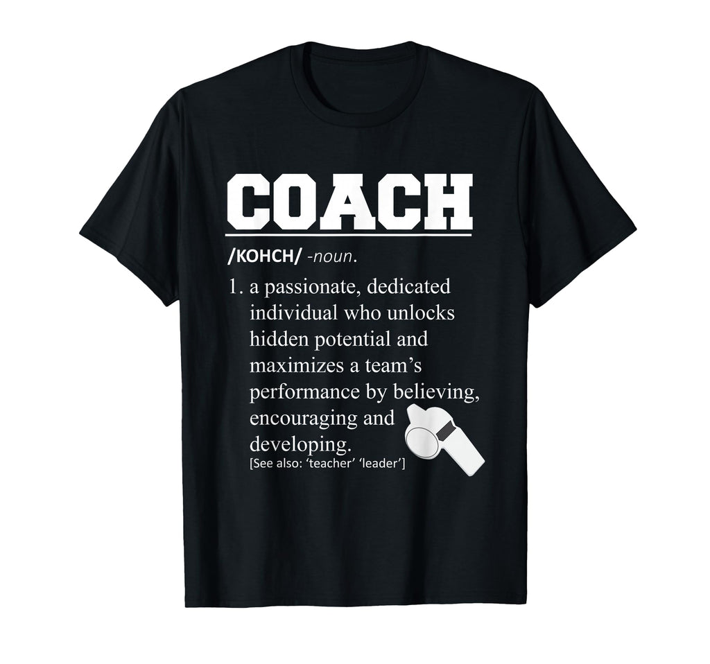 Coach Definition Teez Coaches T-Shirt - Fun Novelty Design Unisex