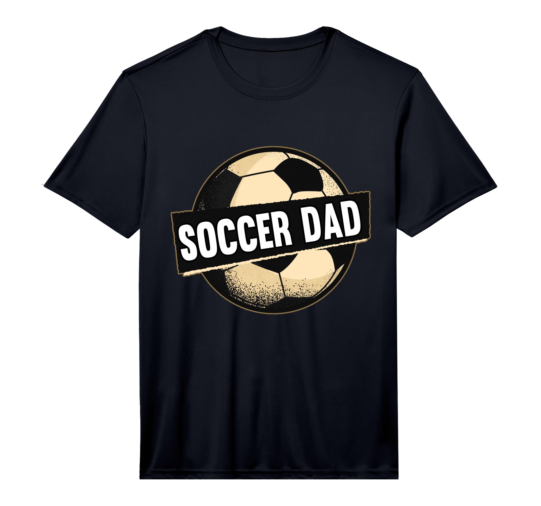 Mens Football Soccer Dad Goalie T-Shirt - Minimalist Print for Adults