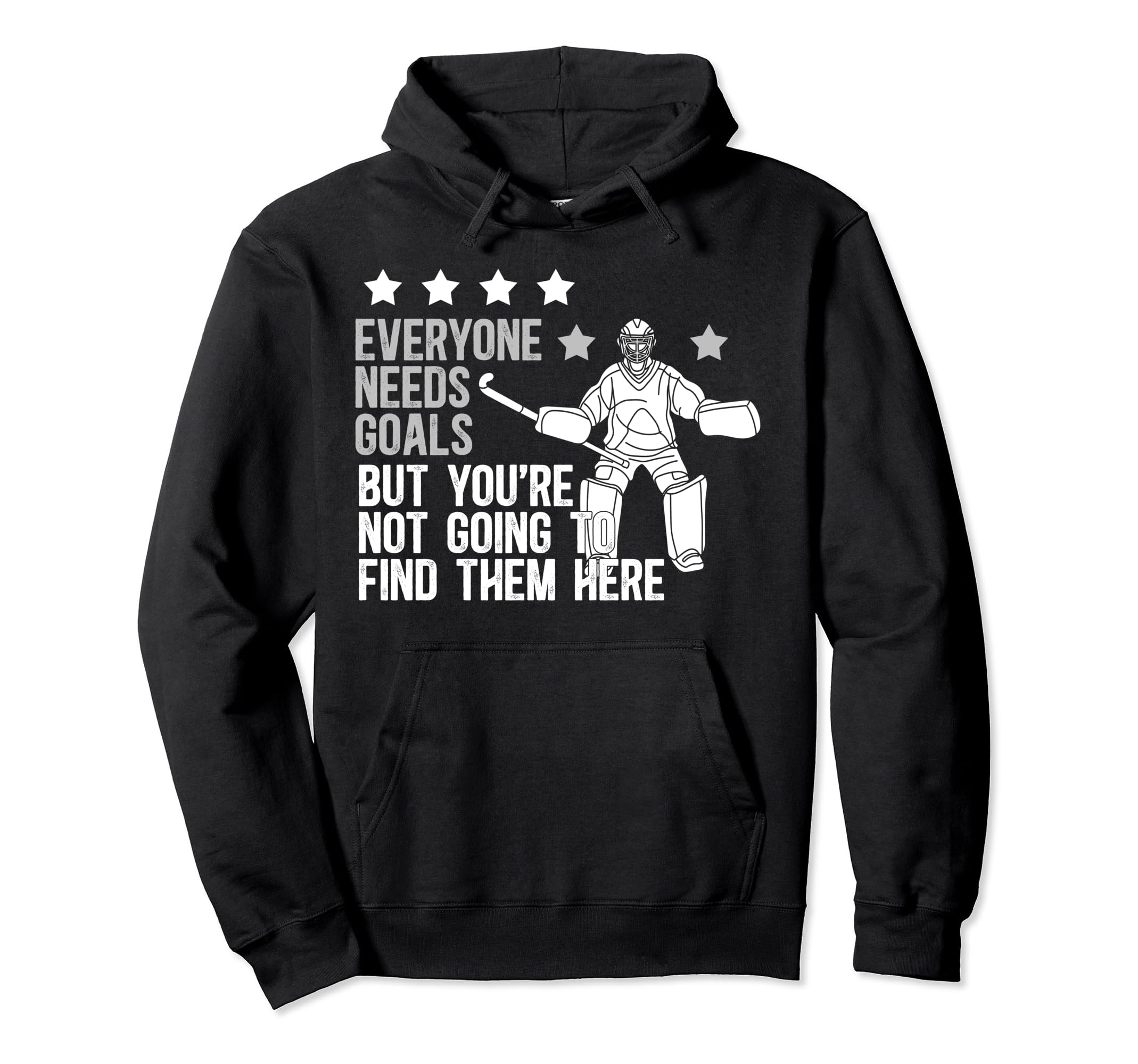 Field Hockey Keeper Funny Field Hoodie - Streetwear Style for Adults