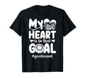 Proud Ice Hockey Goalie Aunt Hockey T-Shirt - Novelty Apparel for Adults