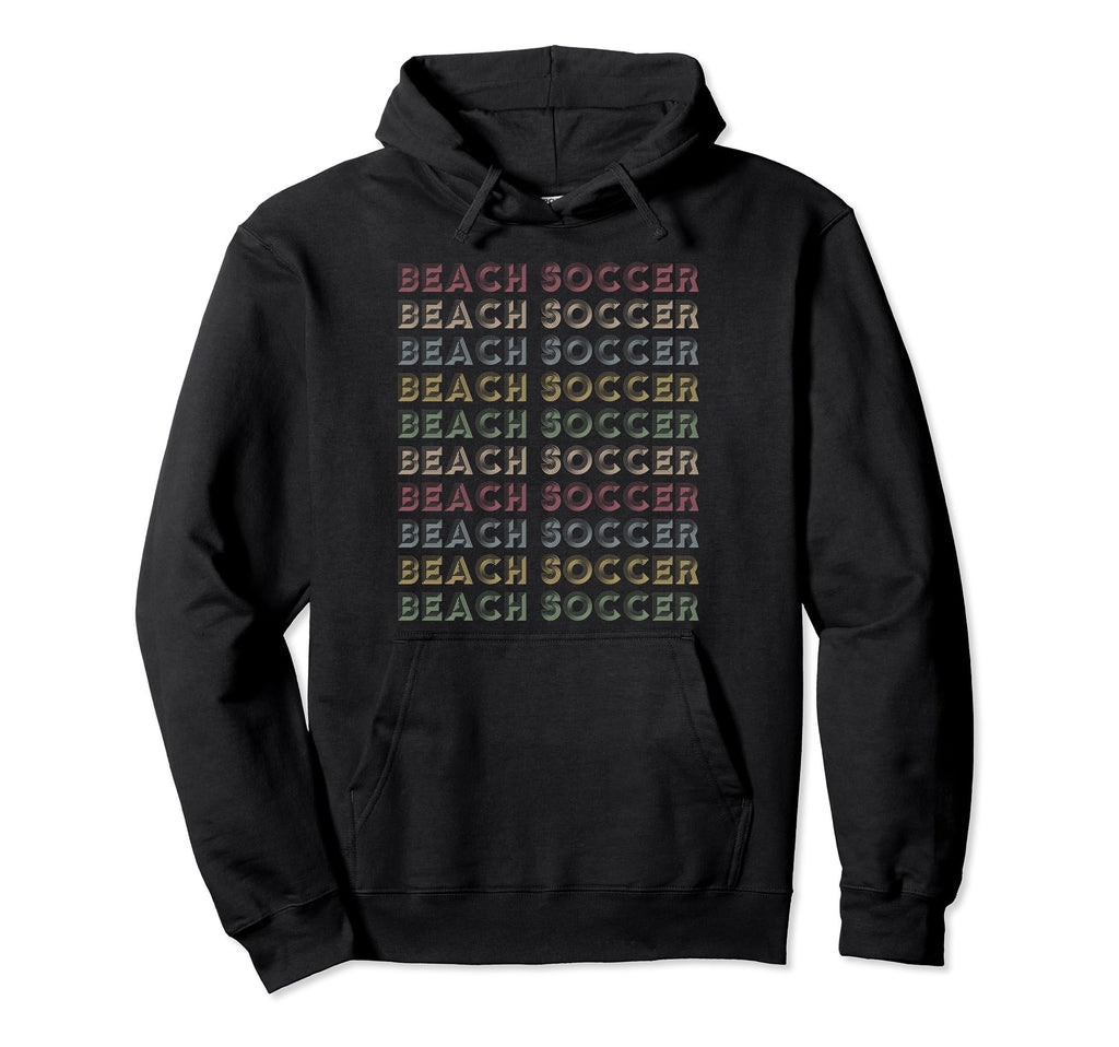Beach Soccer Repetitive Beasal Player Hoodie - Fun Novelty Design Unisex