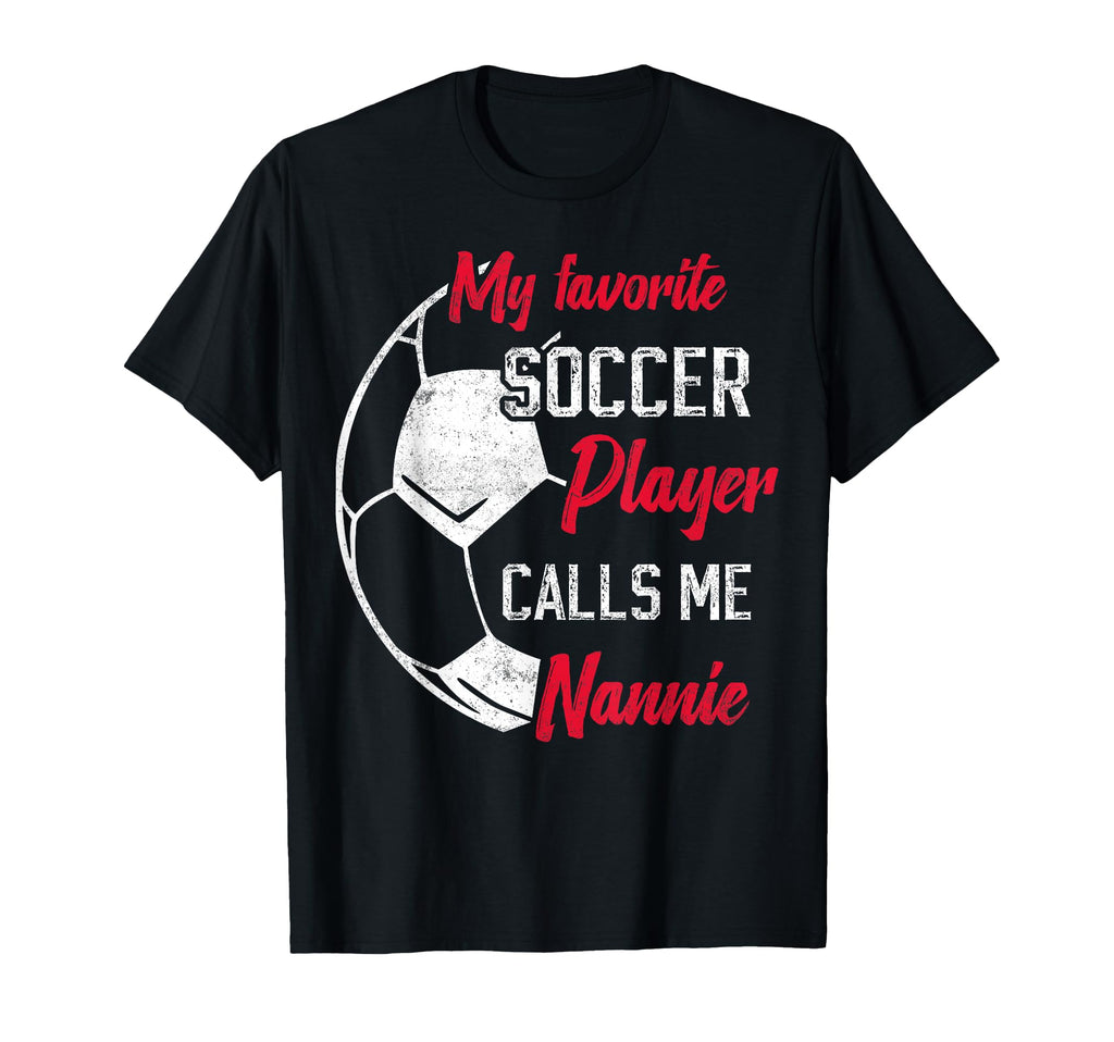 My Favorite Soccer Player Calls Me T-Shirt - Graphic Print Men Women
