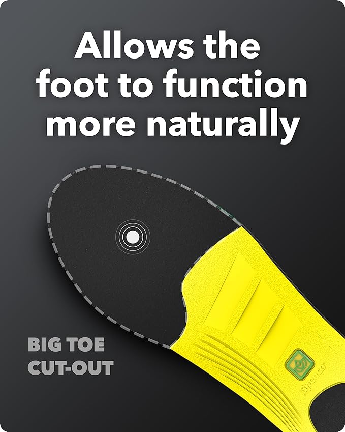 Spenco Insoles Polysorb Cross Trainer - Lightweight, Full-Foot Inserts with Heel-to-Toe Cushioning, Support, & Odor Control, All-Day Comfort & Stability - Ideal for Runners, Walkers, Athletes